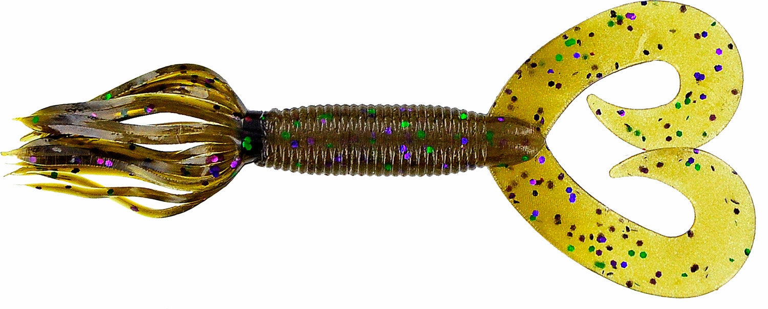 Gary Yamamoto Double Tail Hula Grub - 5 Inch