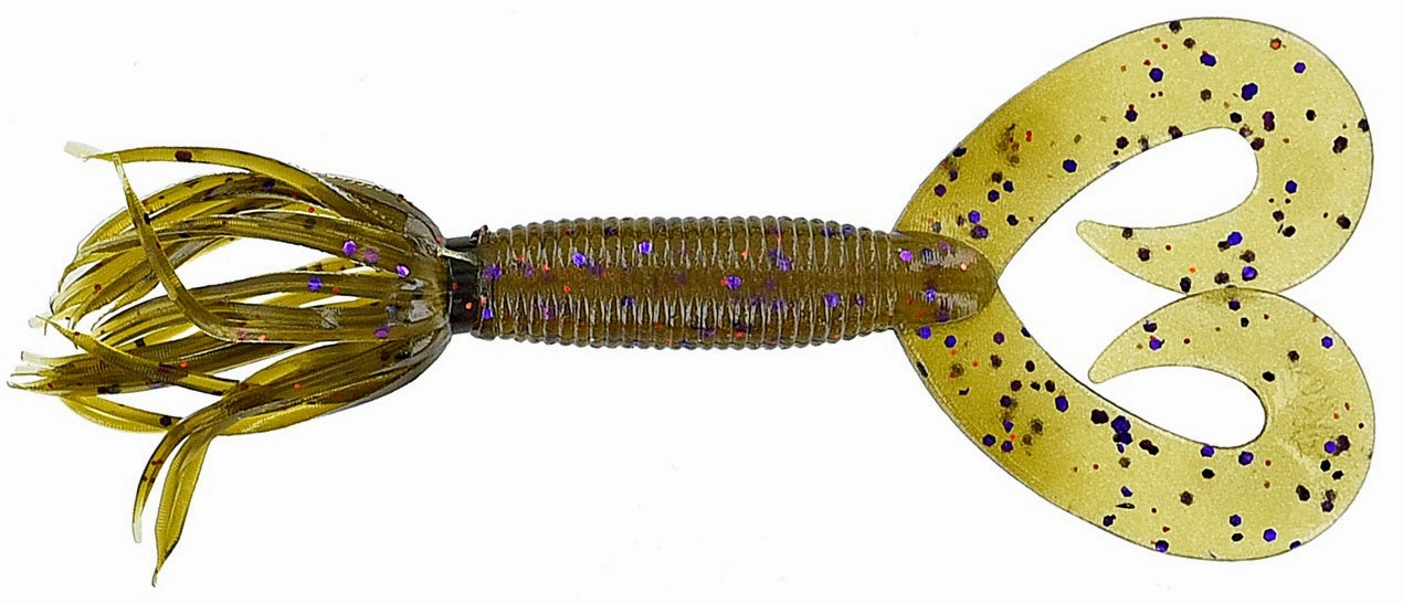 Gary Yamamoto Double Tail Hula Grub - 5 Inch
