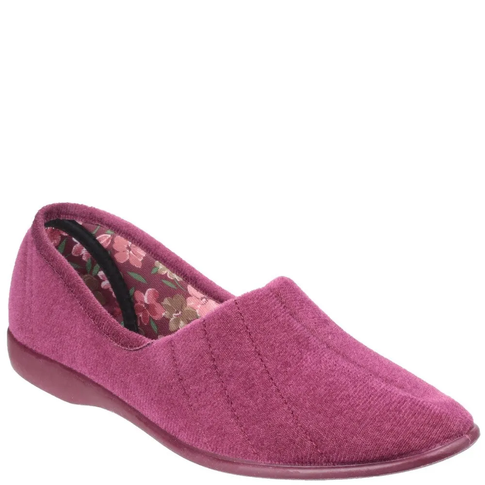 Gbs Audrey Ladies Slipper Slip On Shoes Sporty Style