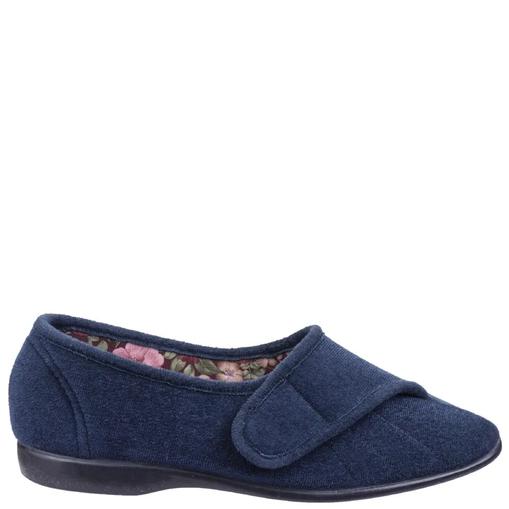 Slip Resistant Unisex Shoes Gbs Audrey Touch Fastening Slipper