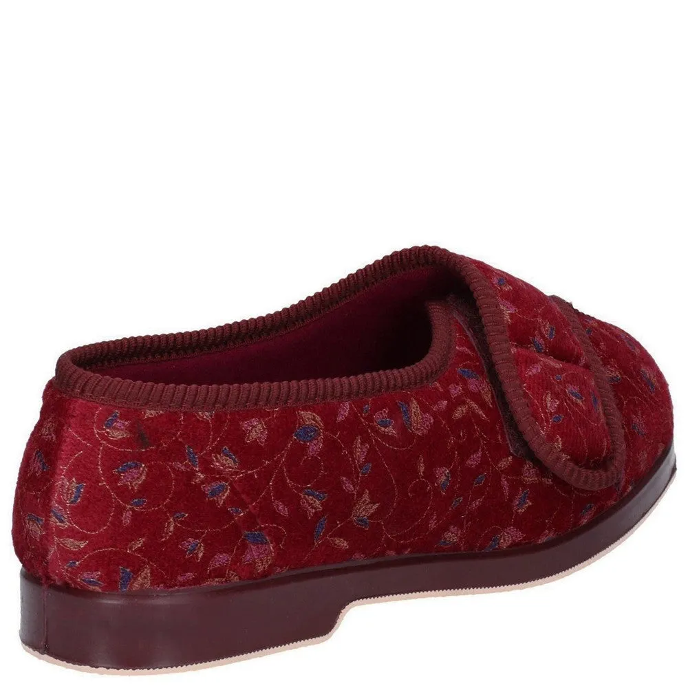 Cushioned Minimal Footwear Gbs Nola Extra Wide Fit Ladies Slipper