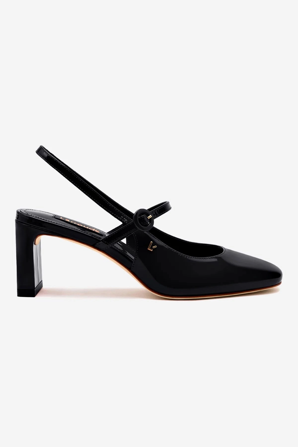 Georgina Pump In Black Patent Leather Fashion Footwear