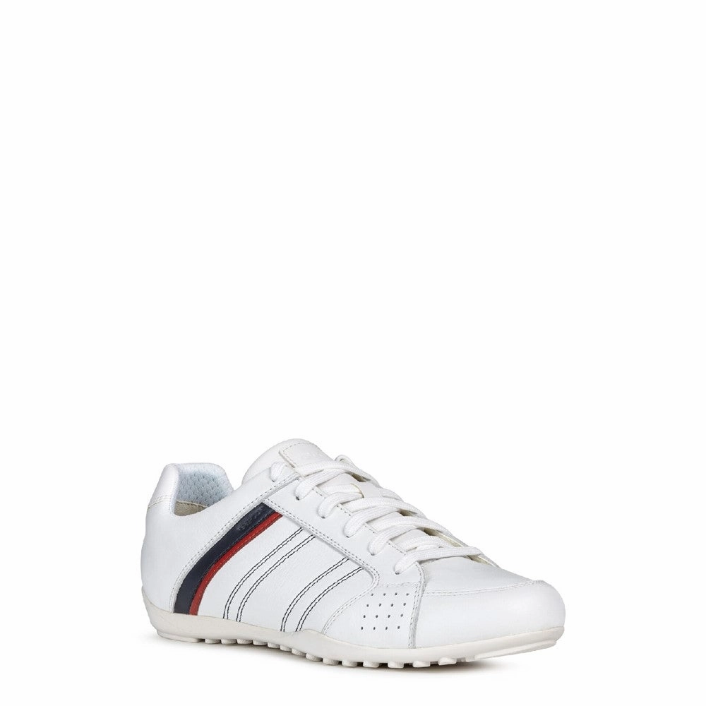 Geox U Wells B Lace Up Trainer Orthotic Friendly Casual Footwear