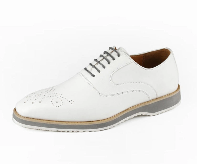 Gideon White Pain Relief Flat Feet Shoes