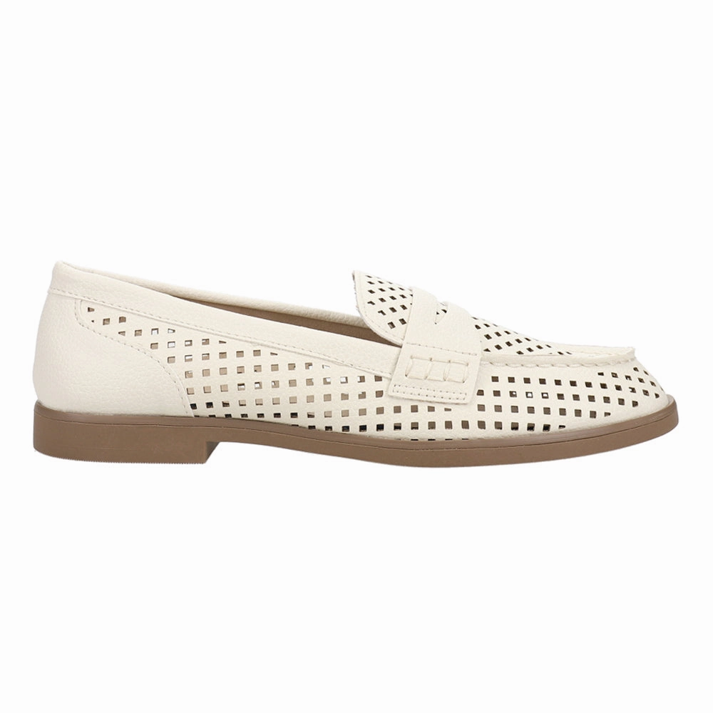 Bamboo Cut Out Slip On Loafers Everyday Footwear