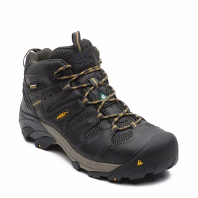 Everyday Sneakers Lansing Mid Men'S Steel Toe Leather Work Boots 1019322Ee