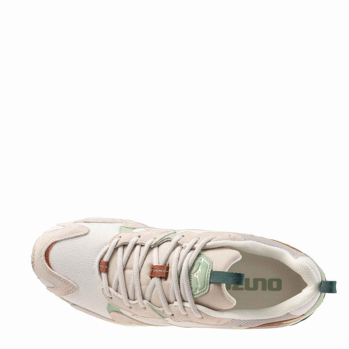 Odor Control Streetwear Footwear Mizuno Wave Rider 10 Premium Trainers Silver Cloud / White Sand / White Sand