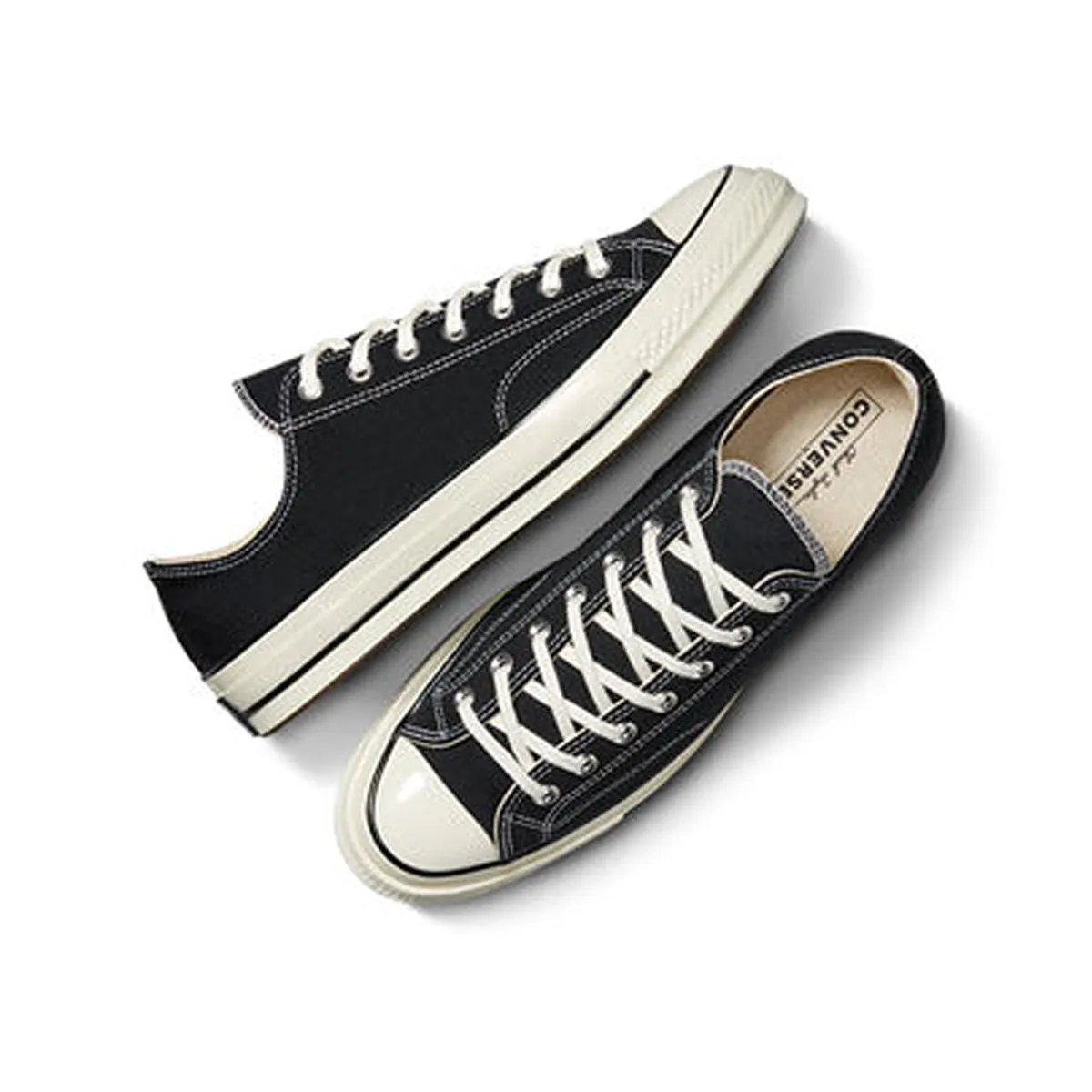 Orthotic Friendly Chuck 70 Low Top 'Black'