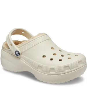 Crocs Classic Platform Lined Clog Easy Clean Comfortable Footwear
