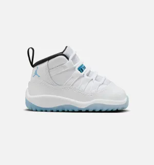 Air Jordan 11 Retro Legend Blue Infant Toddler Lifestyle Shoe - White/Legend Blue/Black Free Shipping Versatile Style Odor Control