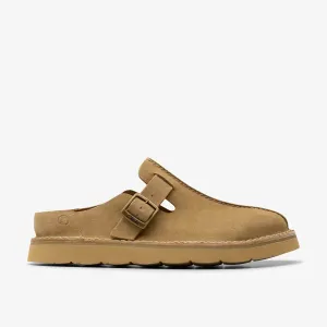 Daylong Comfort Clarks | Sandals | Men | Solsbury Mule Dark Sand Suede