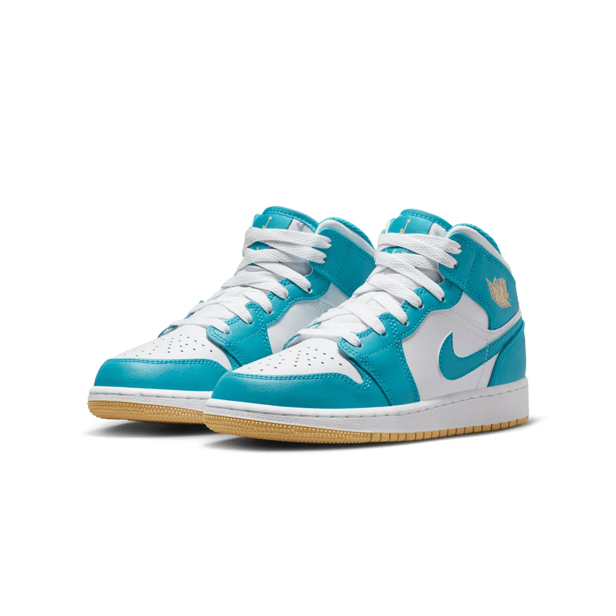 Kid'S Air Jordan 1 Mid 'Aquatone' Waterproof Relaxed Fit Footwear