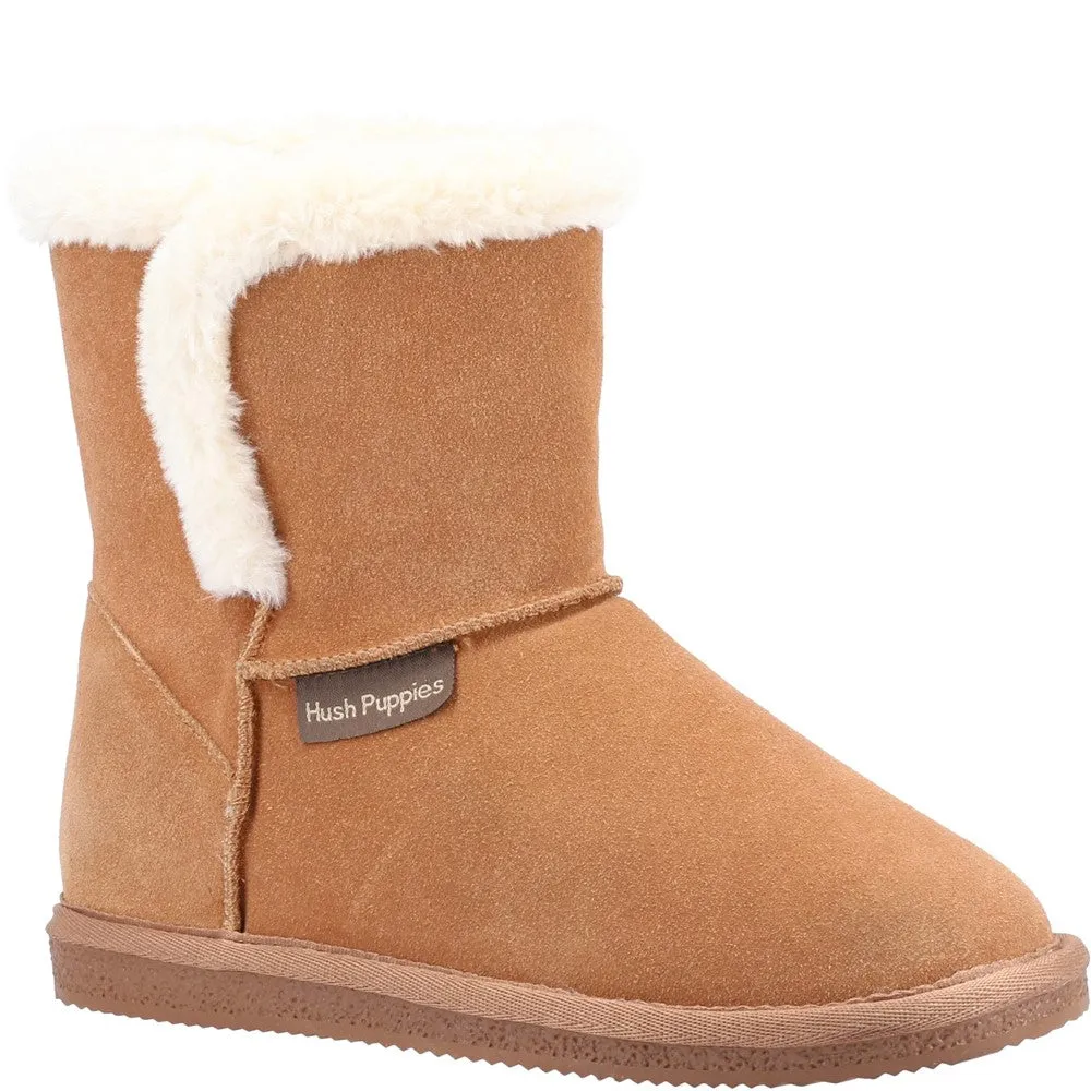 Hush Puppies Ashleigh Slipper Bootie Comfort Heel