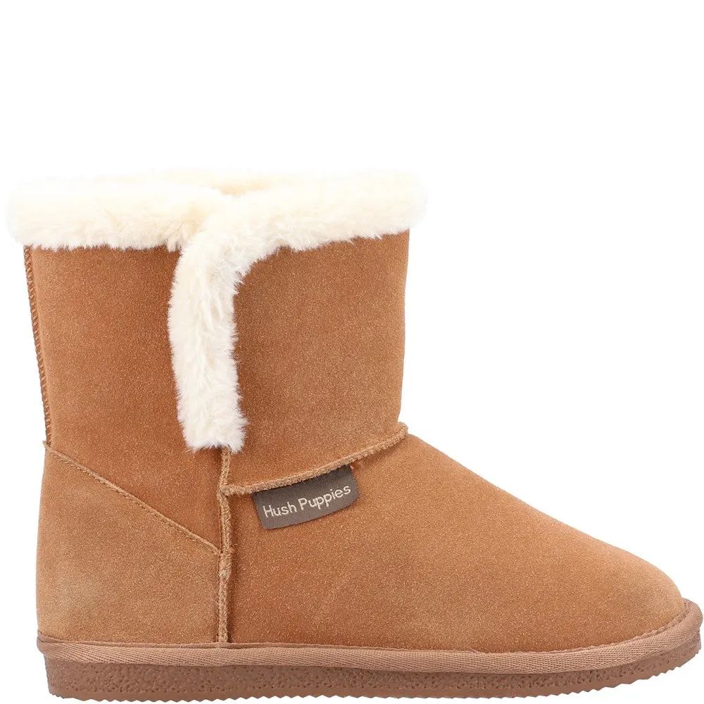 Hush Puppies Ashleigh Slipper Bootie Leather Shoes