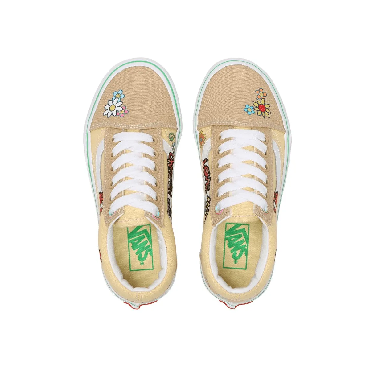   Sesame Street Kid'S Old Skool 'Multi' Minimalist Shoes Premium Comfort