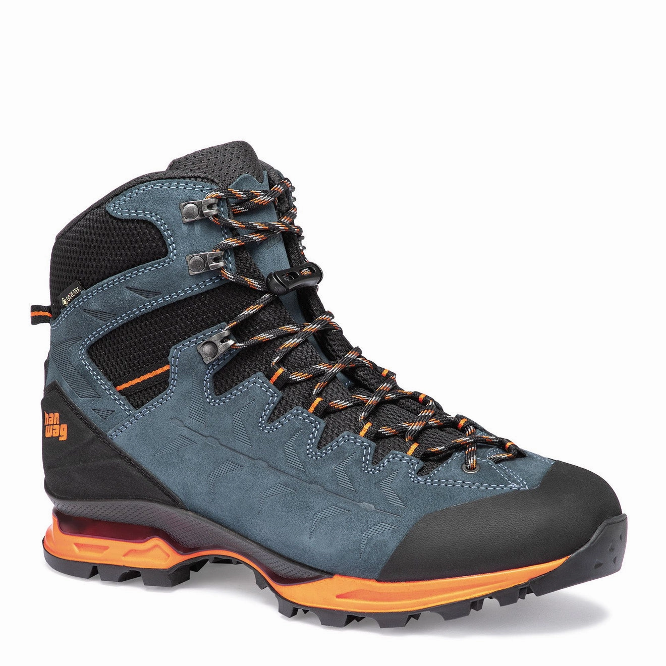 Hanwag Makra Trek Boots Gtx Steel / Orange Comfort Technology Cloud Comfort