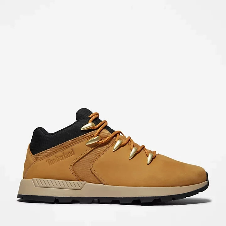 Premium Comfort Timberland | Men'S Boots | Sprint Trek Ker Mid Wheat Nubuck | Yellow