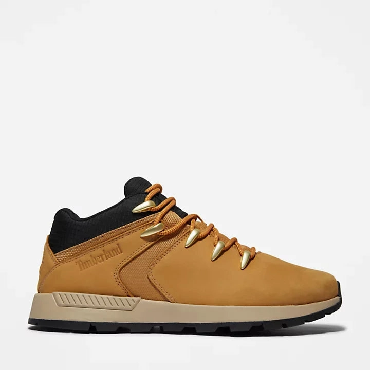 Timberland | Men'S Boots | Sprint Trek Ker Mid Wheat Nubuck | Yellow Non Slip Standing Shoes