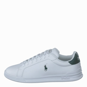 Heritage Court Ii Leather Sneaker White / College Green Pp Modern Footwear All Day Comfort