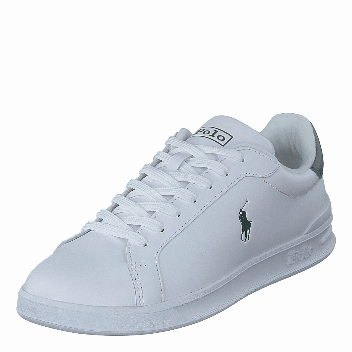 Heritage Court Ii Leather Sneaker White / College Green Pp Standing Comfort Rugged