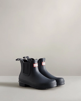 Hunter Women'S Original Chelsea Boots Navy Wfs2078Rma Nvy Fashion Sneakers Grippy Traction