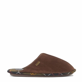 Lightweight Classic Footwear Barbour Foley Slipper Brown