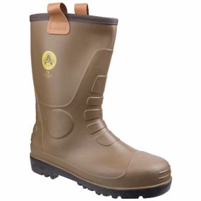 Amblers Safety Fs95 Waterproof Pvc Pull On Safety Rigger Boot Unisex Shoes