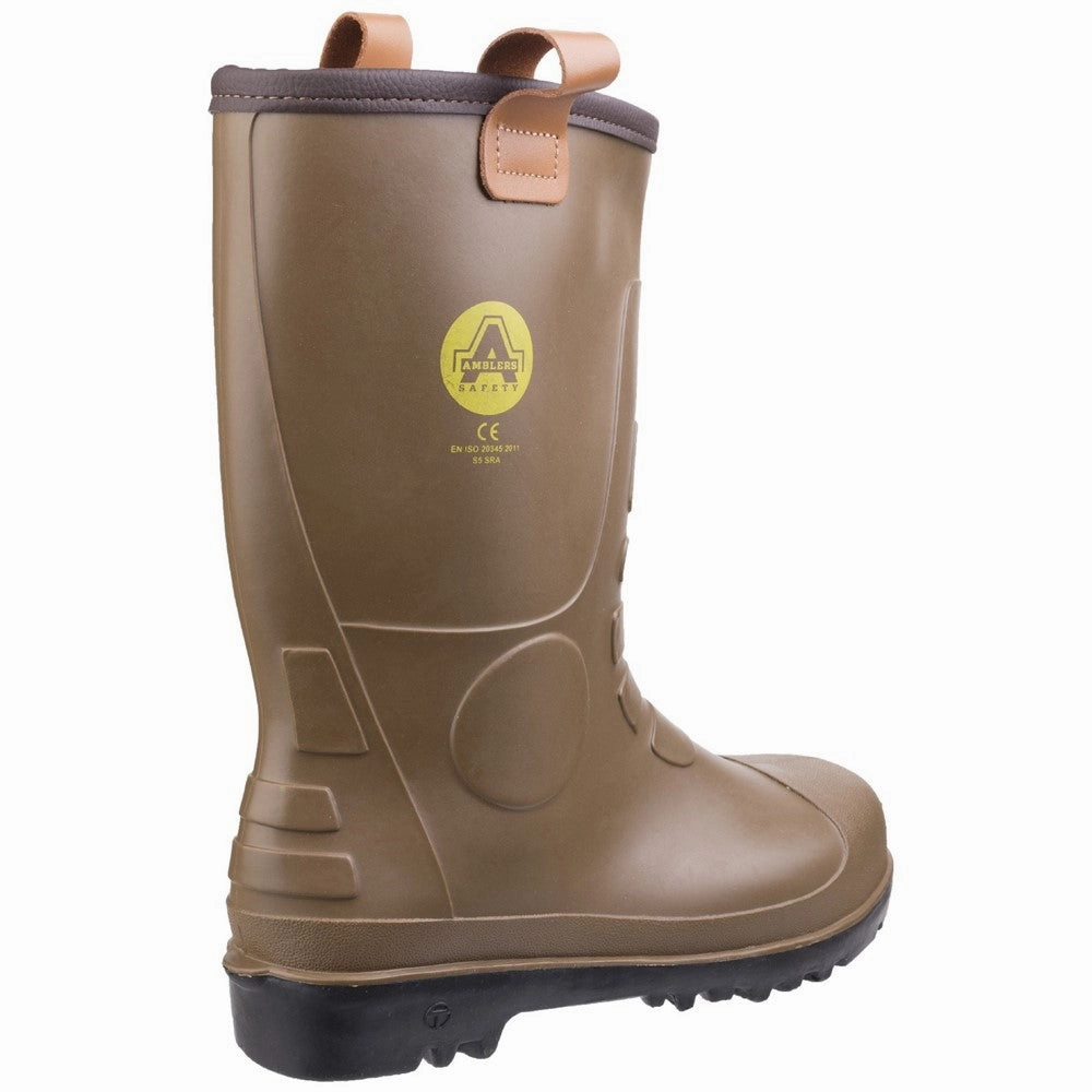 Weather Resistant Amblers Safety Fs95 Waterproof Pvc Pull On Safety Rigger Boot