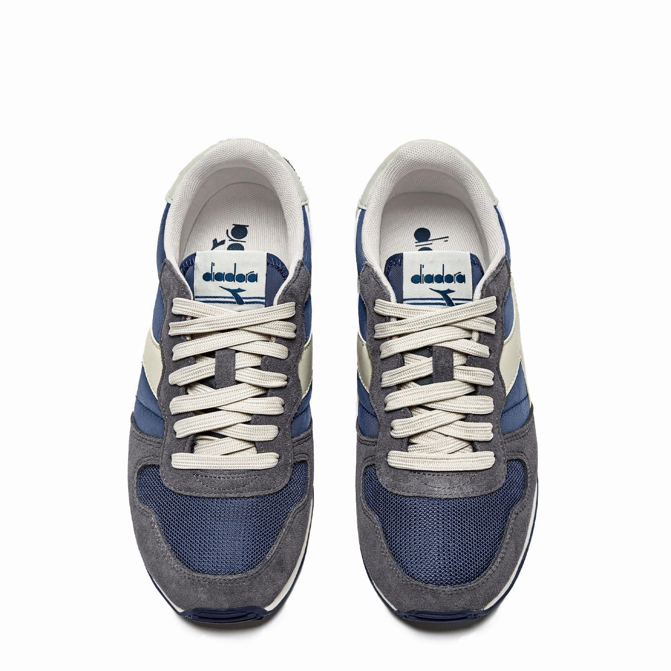 Walking Shoes Casual Footwear Diadora Camaro Trainer Insignia Blue / Gray Pelican