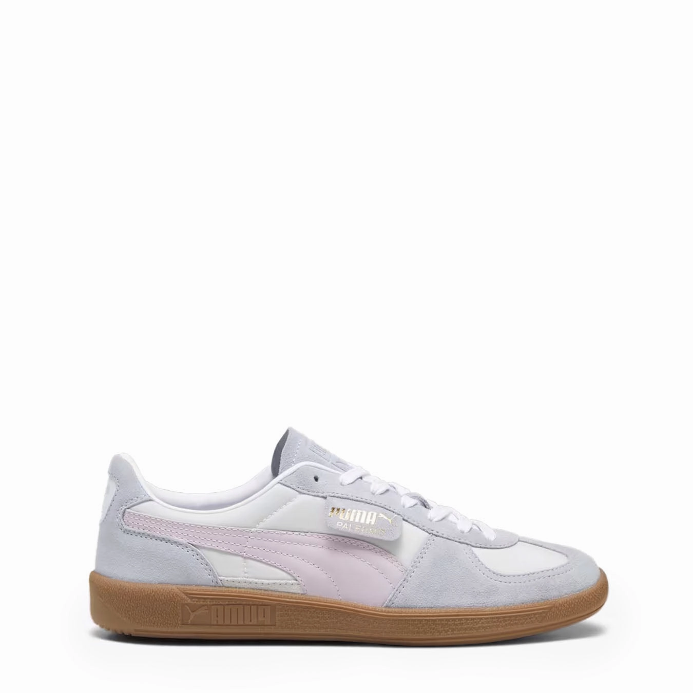 Puma Palermo Og Trainers Gray / Fog Gray Cushioned Insoles Comfort Heel