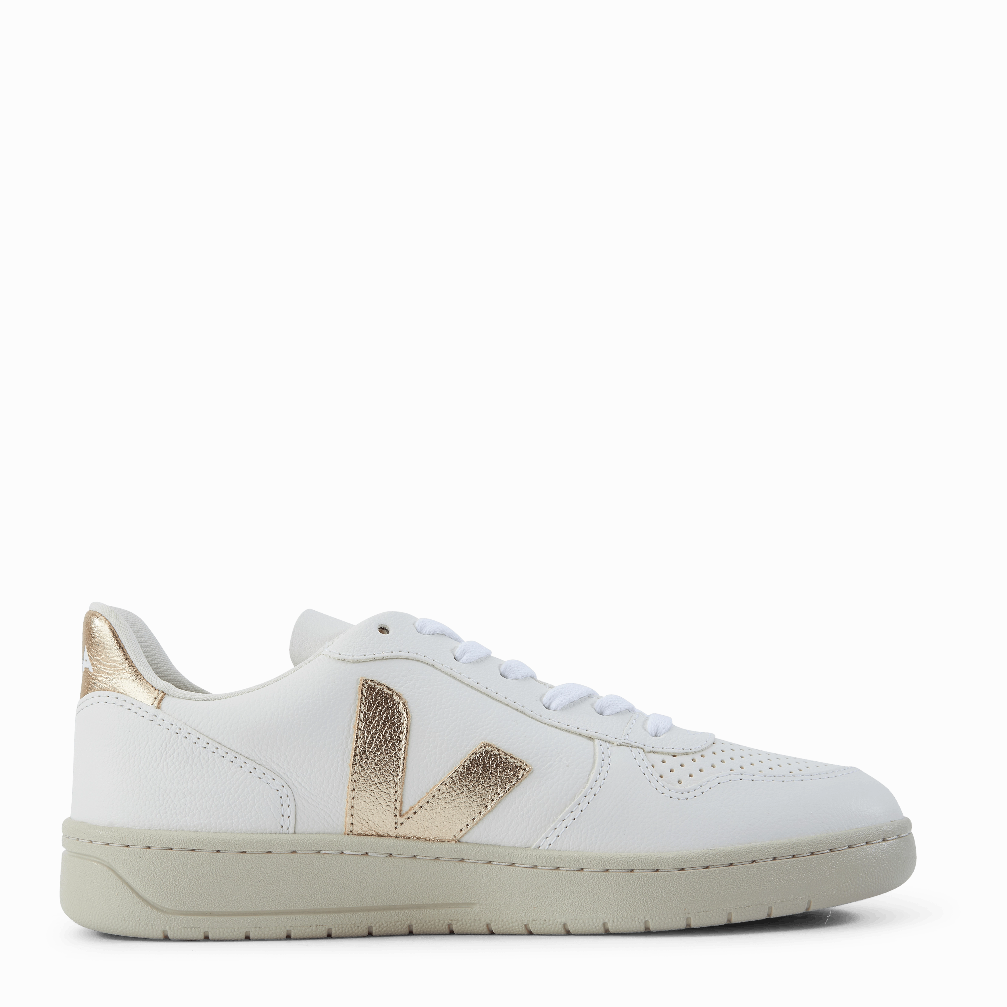 V-10 Chromefree Leather Extra White Orthotic Friendly Functional Footwear