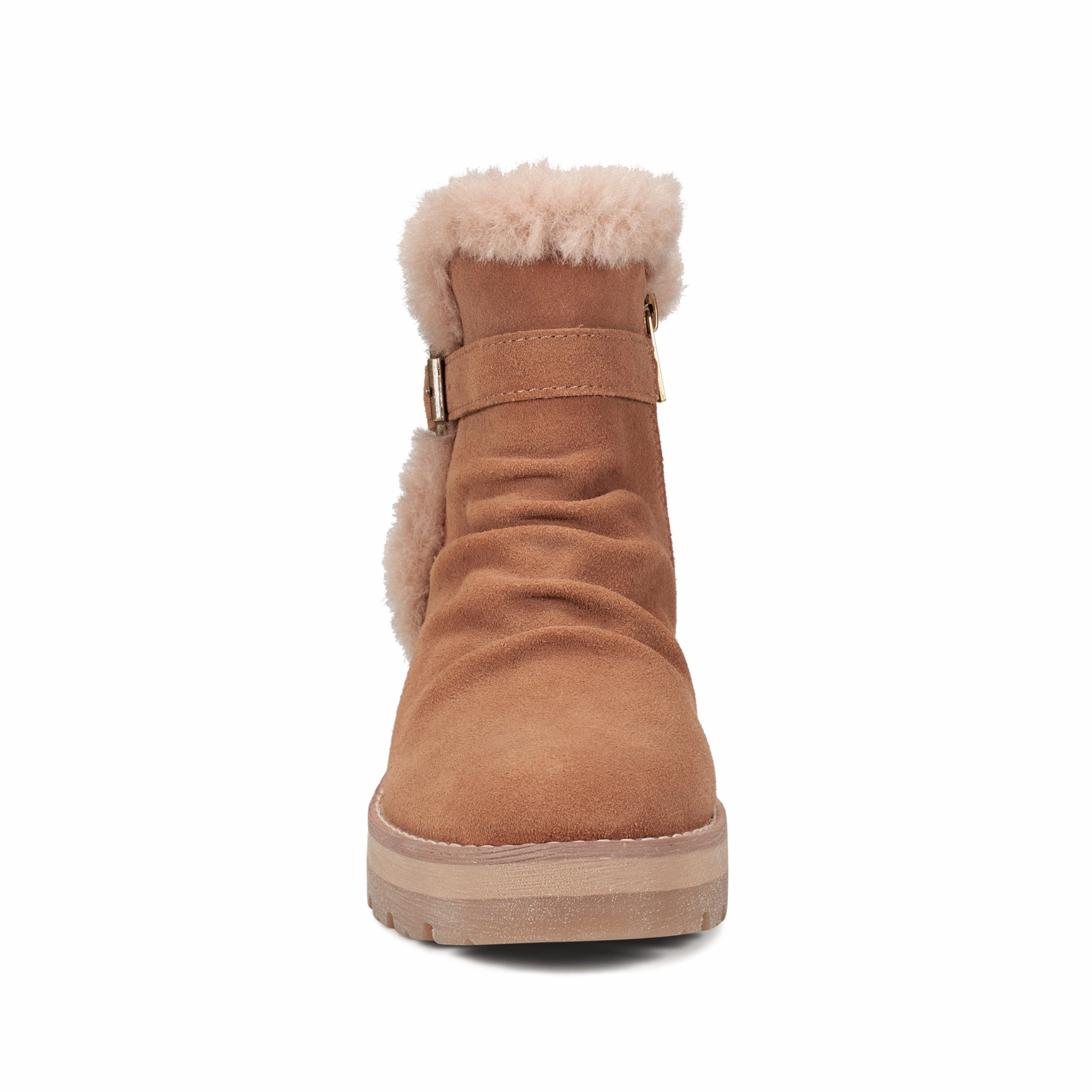 Yara Waterproof Lug Sole Casual Ankle Booties Leather Shoes