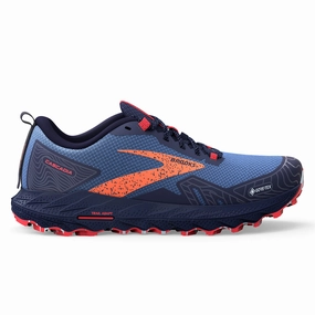 Durable Shoes Smart Casual Footwear Brooks Cascadia 17 Gtx Womens | Navy/Bittersweet/Peacoat
