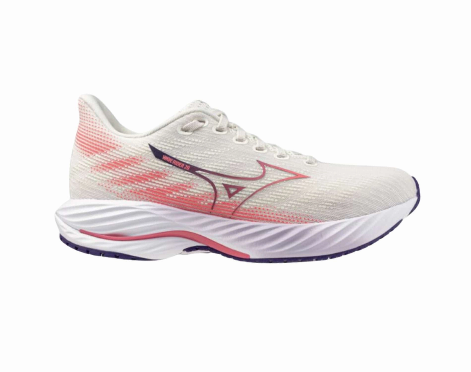 Breathable Mesh Easy On/Off Mizuno Wave Rider 28 Womens
