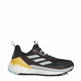 Adidas Terrex Free Hiker 2.0 Low Gore-Tex Hiking Shoes Core Black / Wonder Silver / Semi Flash Aqua Modern Footwear