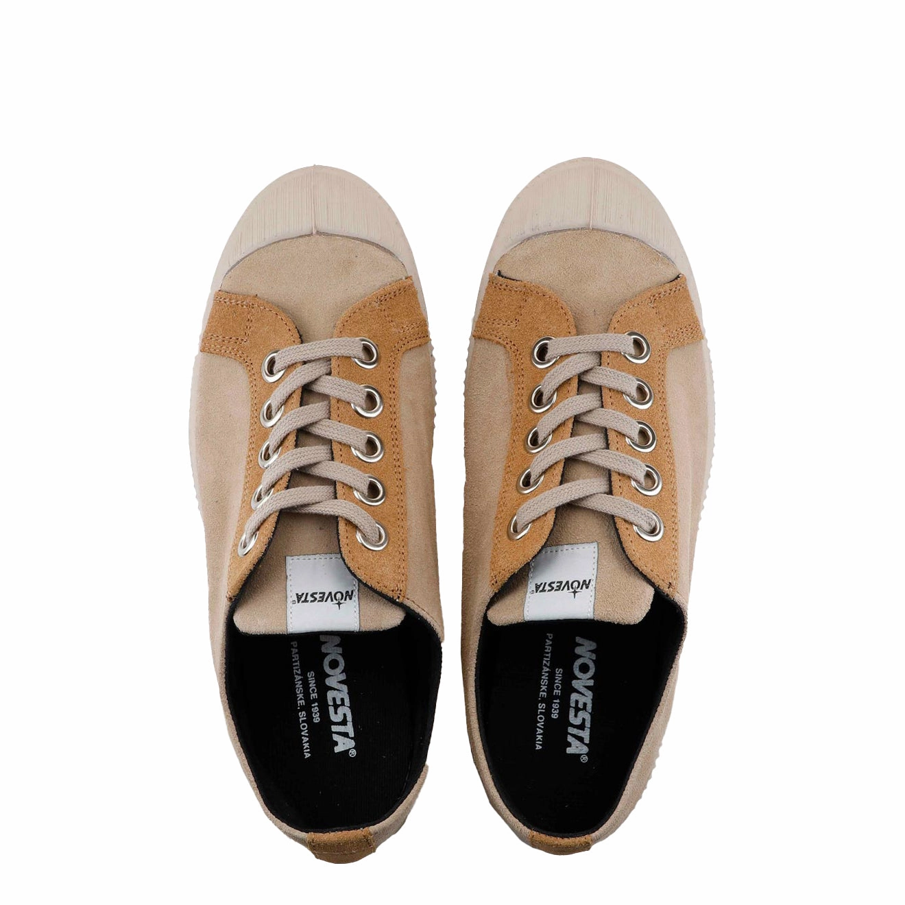 Novesta Star Master Suede Trainer Beige Shock Absorbing Minimalist