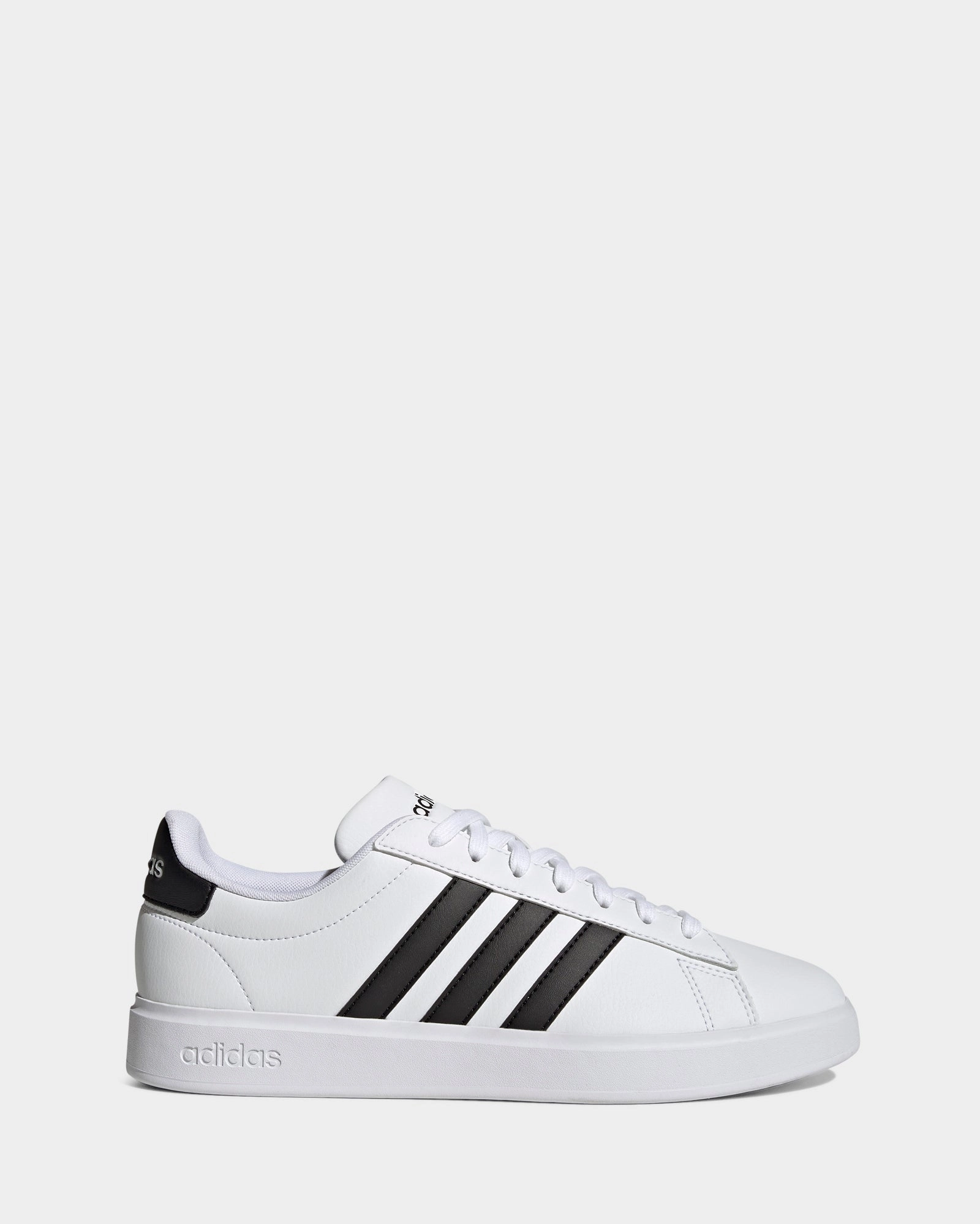 Grand Court 2.0 M White/Black Flat Feet Shoes