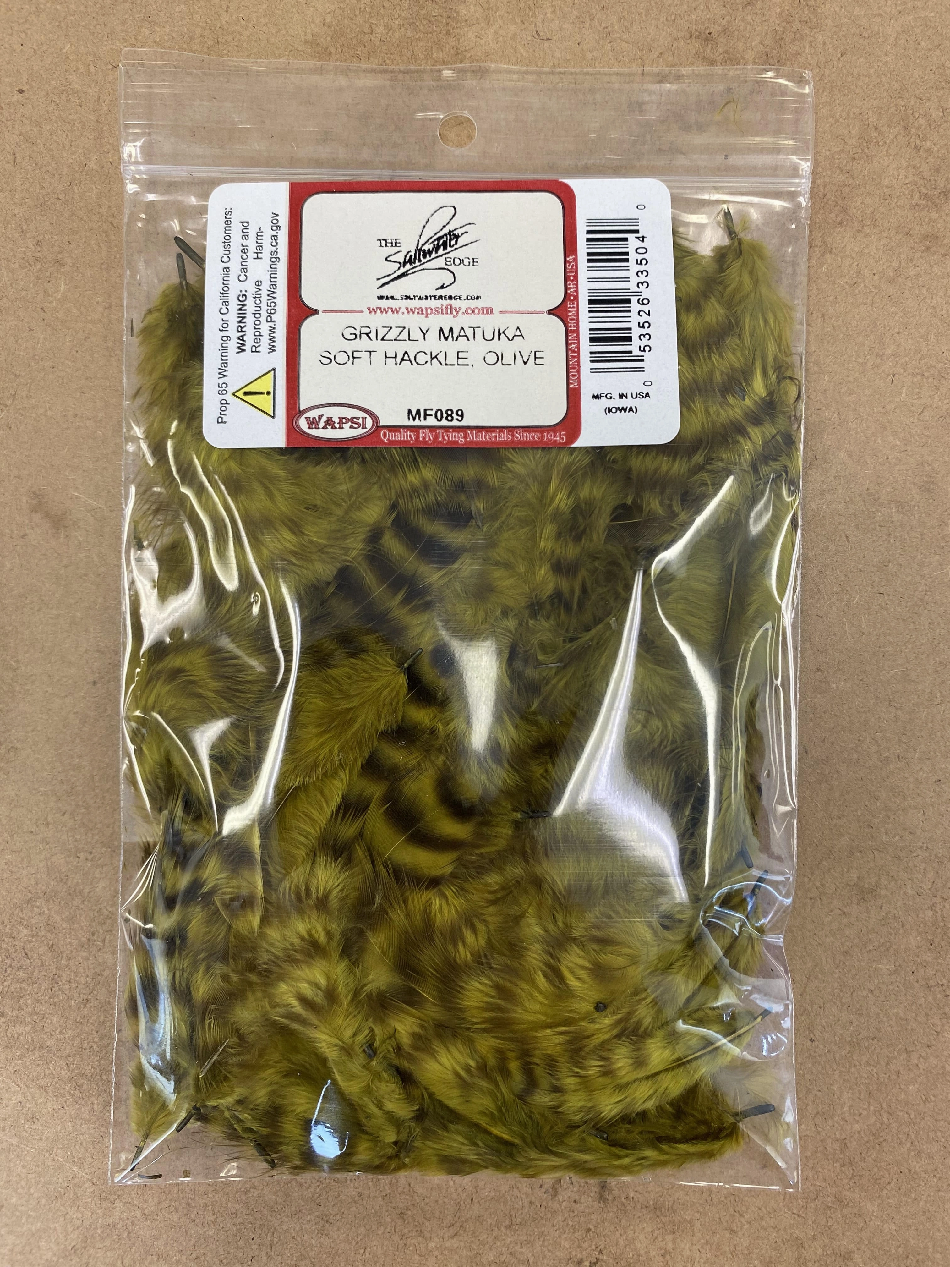 Grizzly Matuka Soft Hackle