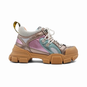 Breathable Mesh Comfort Technology Gucci 'Flashtrek' Sneakers - Women'S 35