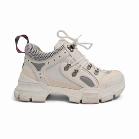 Comfort Sole Leather Shoes Gucci 'Flashtrek' Sneakers - Women'S 36.5