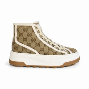 Breathable Mesh Water Resistant Gucci High-Top Sneakers - Women'S 36.5