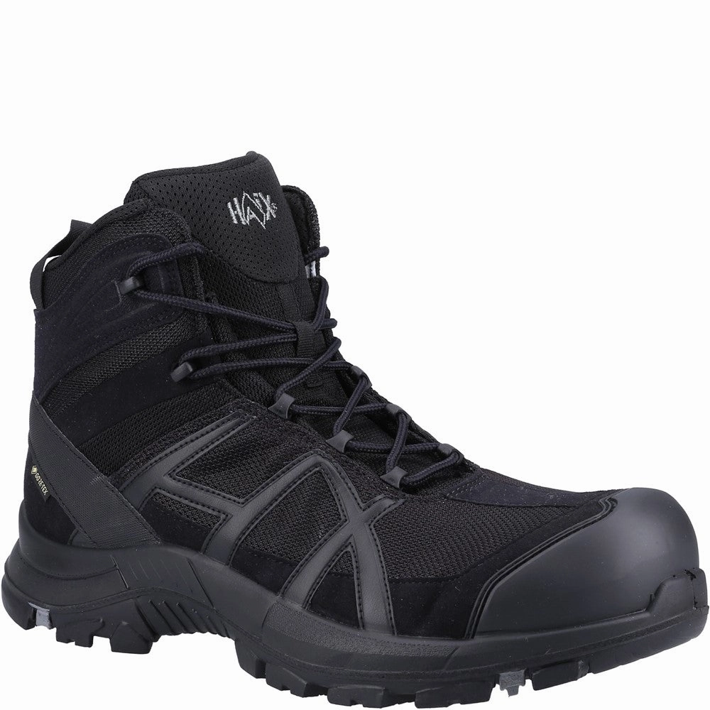 Odor Control Functional Footwear Haix Black Eagle Safety 40 Mid Safety Boot