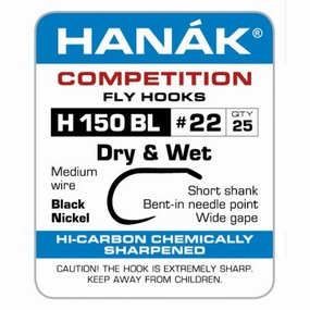 Hanak 150 BL Dry & Wet Fly Hook 25 Pack