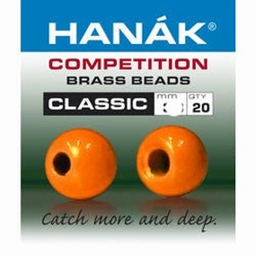 Hanak Competition Brass Bead Classic Fl Orange