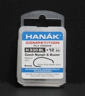 Hanak Hooks Model 330 Czech Nymph 25 Pack