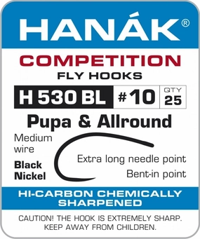 Hanak Hooks Model 530 Nymph 25 Pack