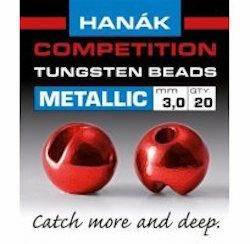Hanak Metallic  Slotted Tungsten Beads 20 pack