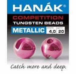 Hanak Metallic  Slotted Tungsten Beads 20 pack