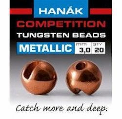 Hanak Metallic  Slotted Tungsten Beads 20 pack