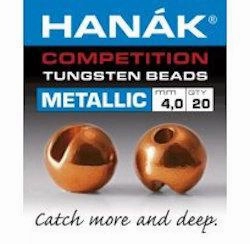 Hanak Metallic  Slotted Tungsten Beads 20 pack